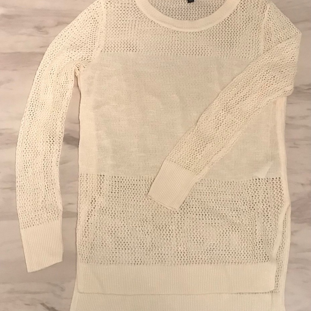 Banana Republic off-white sweater.
